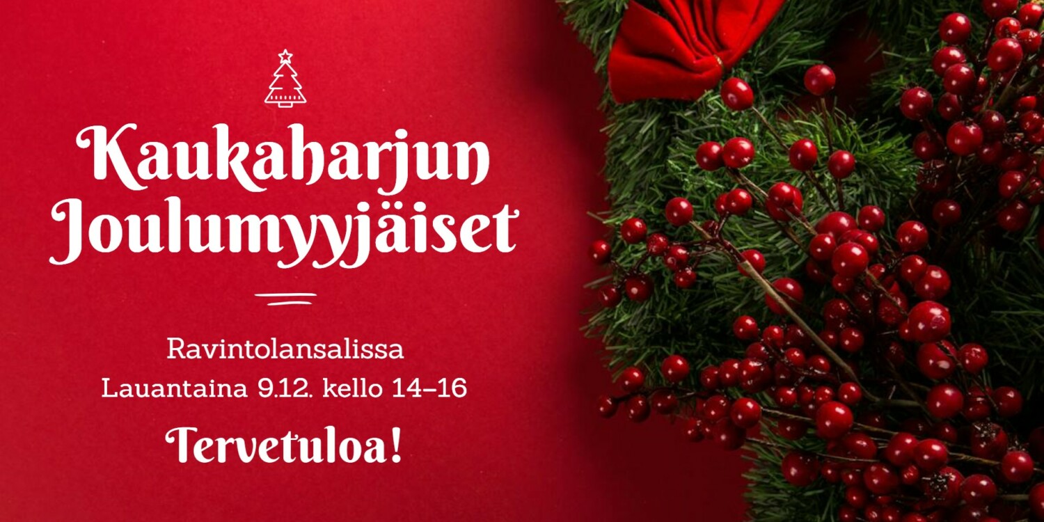 Joulumyyjäisten kutsukortti